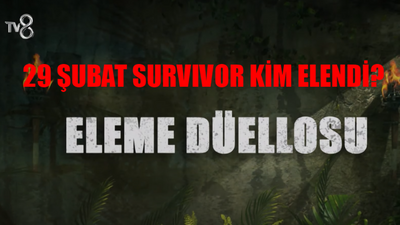 Survivor Kim Elendi BELLİ OLDU: Survivor Kim Elendi Bu Akşam 29 Şubat 2024? Survivor Eleme Düellosu Kim Kazandı?