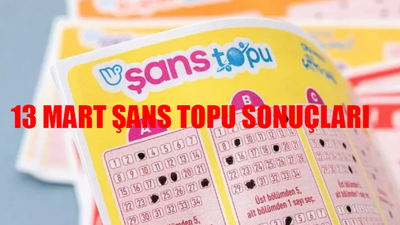 13 MART ŞANS TOPU SONUÇLARI GELDİ: Sayısal Loto Şans Topu Çekiliş Sonuçları! Şans Topu Sonuçları 13 Mart 2024 ÇARŞAMBA