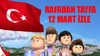 RAFADAN TAYFA 12 MART İZLE: TRT Çocuk Rafadan Tayfa 12 Mart CANLI İZLE! 12 Mart Rafadan Tayfa İstiklal Marşı Özel Bölüm İzle Full Kesintisiz