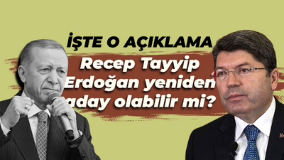 Recep Tayyip Erdoğan yeniden aday olabilir mi? İşte o açıklama