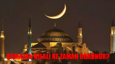 RAMAZAN HİLALİ 2024 GÖRÜNME TARİHİ: Ramazan Hilali Göründü Mü? Ramazan Hilali Nedir? Ramazan Hilali Ne Zaman Görünecek?