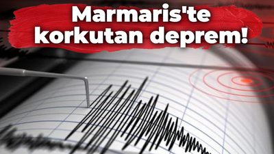 Marmaris'te korkutan deprem!