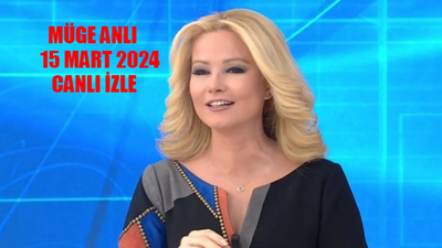 15 Mart 2024 Cuma MÜGE ANLI CANLI İZLE: ATV Müge Anlı Bugünkü Bölümü Tekrar İzle Youtube! Müge Anlı 15 Mart 2024 Canlı Yayın İzle! Müge Anlı Son Bölüm