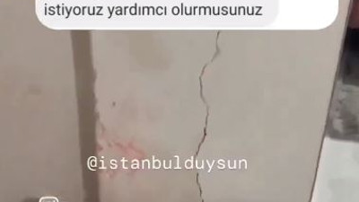 Deprem sonrası İstanbul'da korkunç görüntüler!