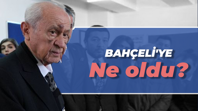 MHP Lideri Devlet Bahçeli’ye ne oldu? Kolu askılı, yüzü mor