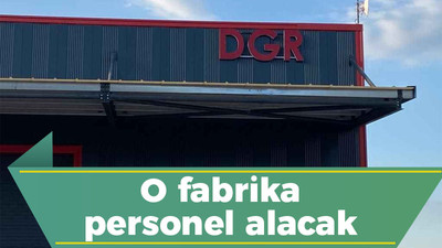 O fabrika personel alacak