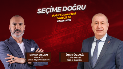 Ümit Özdağ Nokta TV’de Berkan Aslan'ın konuğu oluyor