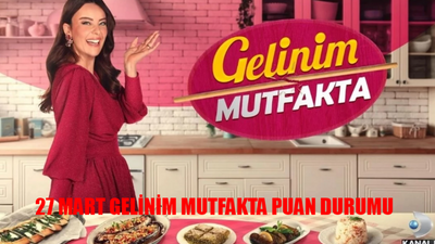 GELİNİM MUTFAKTA ÇEYREĞİ KİM ALDI BELLİ OLDU: Gelinim Mutfakta Bugün Kim Birinci Oldu? Gelinim Mutfakta 27 Mart 2024 PUAN DURUMU