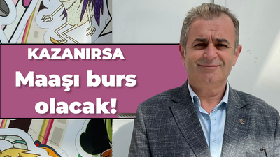 Seçimi kazanırsa muhtar maaşını burs verecek!