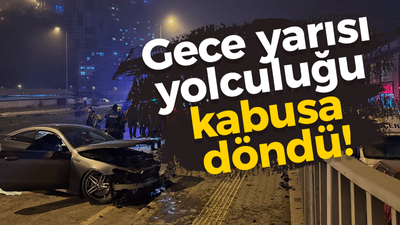 Gece yarısı yolculuğu kabusa döndü!