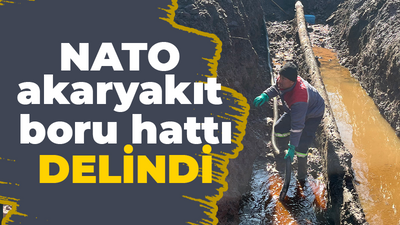 NATO akaryakıt boru hattı DELİNDİ