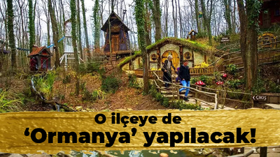 O ilçeye de ‘Ormanya’ yapılacak!