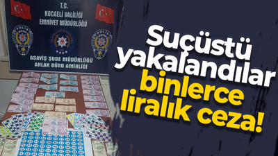 Kumar oynarken yakalandılar 51 bin 400 TL ceza yediler