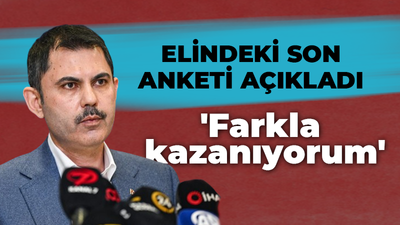 Elindeki son anketi açıkladı 'Farkla kazanıyorum'