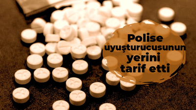 Polise uyuşturucusunun yerini tarif etti