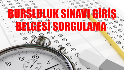 MEB BURSLULUK SINAVI GİRİŞ BELGESİ SORGULAMA TIKLA: Bursluluk Sınavı Giriş Belgesi Nasıl Alınır? e-Okul İOKBS Sınav Giriş Belgesi Ekranı