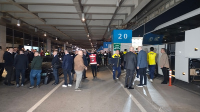 Fenerbahçe'yi taraftar coşkuyla karşıladı