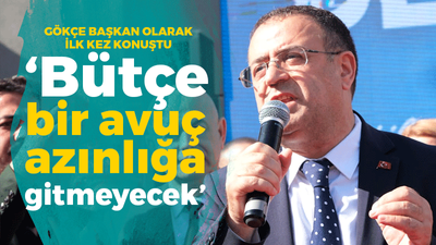 Sertif Gökçe başkan olarak ilk konuşmasını yaptı: Bütçe bir avuç azınlığa gitmeyecek