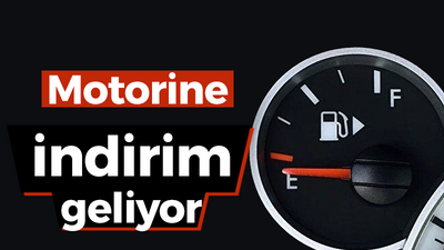 Motorine indirim geliyor