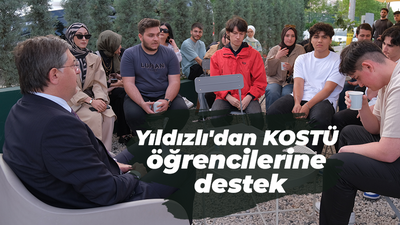 Yıldızlı'dan KOSTÜ öğrencilerine destek