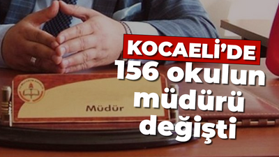 Kocaeli’de 156 okulun müdürleri değişti. İşte Kocaeli’de değişen tüm müdürler...