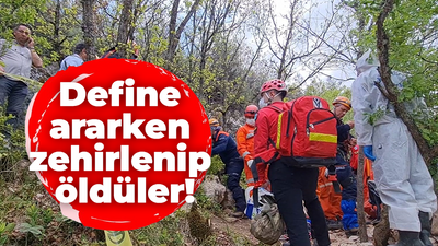 Define ararken zehirlenip öldüler!