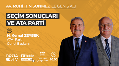 N. Kemal Zeybek, "Geniş Açı" programına konuk oluyor