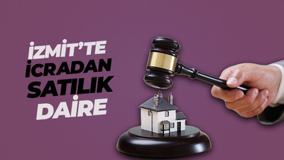 İzmit'te icradan satılık daire