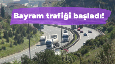 Bayram trafiği başladı!