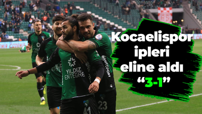 Kocaelispor ipleri eline aldı “3-1”