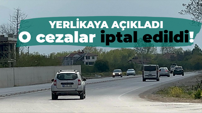 Yerlikaya açıkladı: O cezalar iptal edildi!