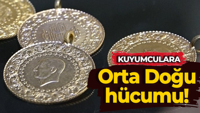 Kuyumculara Orta Doğu hücumu!