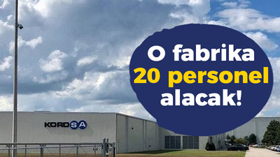 O fabrika 20 personel alacak!