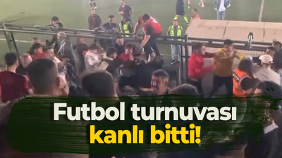 Futbol turnuvası kanlı bitti!