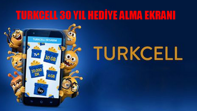 TURKCELL 30 YIL HEDİYE NASIL ALINIR? Turkcell 30 Yıl Kampanyası Nasıl Yapılır? Turkcell İkiye Katla Nasıl Yapılır? Turkcell 30. Yıl Hediyesi