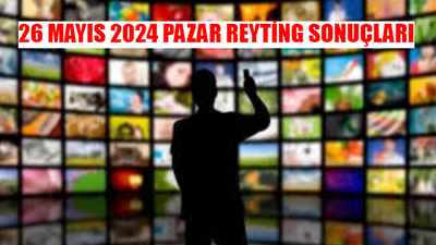 REYTİNG SONUÇLARI 26 MAYIS PAZAR SORGULAMA EKRANI 2024! Total ve AB'de Pazar Reyting Sonuçları Kim 1. Oldu? Yargı, Survivor, Teşkilat, Kirli Sepeti