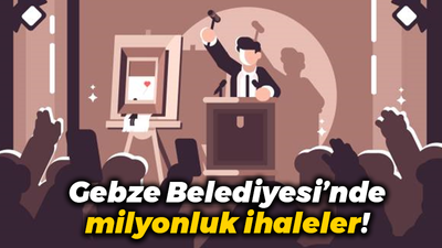 Gebze Belediyesi’nde milyonluk ihaleler… İşte detayları!