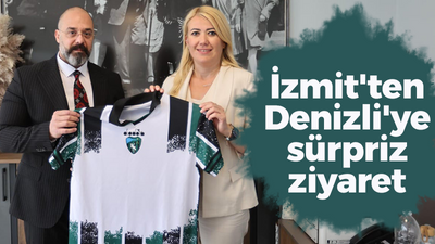 İzmit Belediyesi'nden Denizli Merkezefendi'ye sürpriz ziyaret!