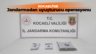 Jandarmadan uyuşturucu operasyonu