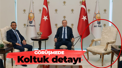 Erdoğan - Özel görüşmesinde ‘koltuk’ detayı