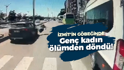 İzmit'in göbeğinde genç kadın ölümden döndü!