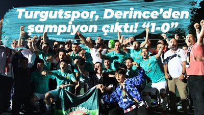 Turgutspor, Derince’den şampiyon çıktı! “1-0”