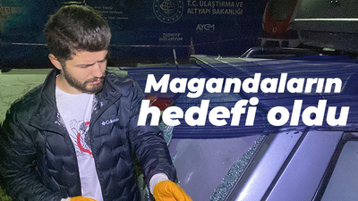 Magandaların hedefi oldu