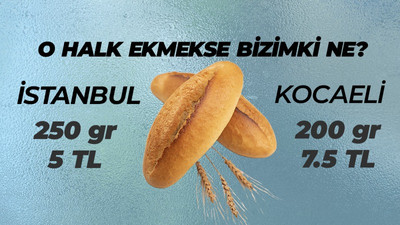 Kocaeli’de halk ekmek daha pahalı!