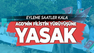 Kocaeli'de Filistin Yürüyüşü yasaklandı!