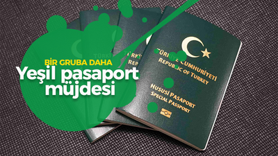 Erdağan'dan yeşil pasaport müjdesi