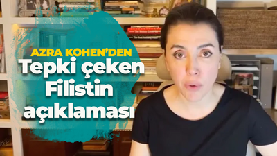 Azra Kohen'den tepki çeken Filistin açıklaması