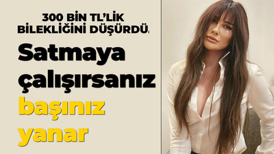 Şakıcı Selen Görgüzer bilekliğini düşürdü: Satmaya çalışırsanız başınız yanar