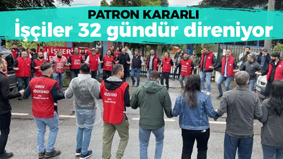 Kocaeli'deki direniş 32 gündür devam ediyor! Patron geri adım atmıyor