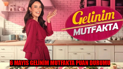 6 MAYIS GELİNİM MUTFAKTA PUAN DURUMU TIKLA ÖĞREN: Kanal D Gelinim Mutfakta Çeyrek Altını Kim Aldı? 6 Mayıs Gelinim Mutfakta Bugün Kim 1. Oldu?